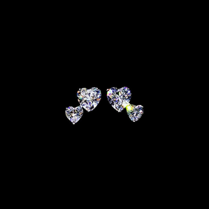 DOUBLE HEART EARRINGS