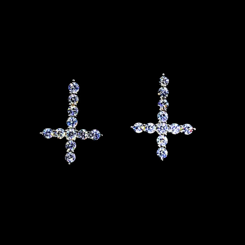 ST PETER'S CROSS EARRINGS