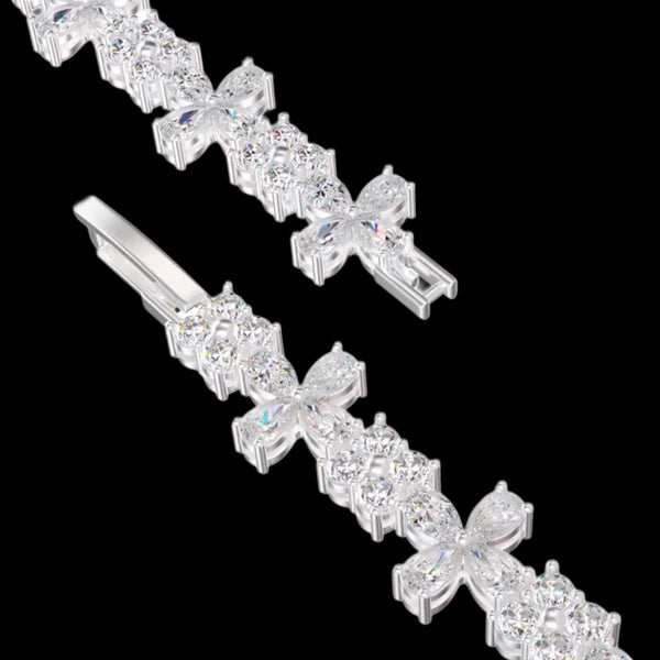 DIAMOND CROSS BRACELET