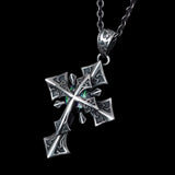 EMERALD GOTHIC CROSS