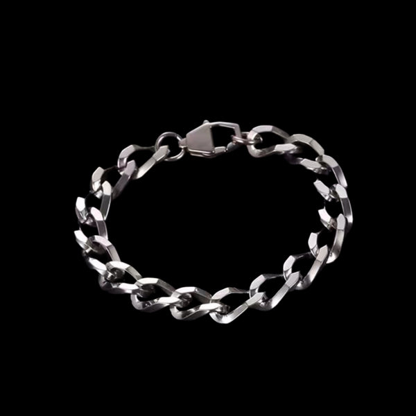 DEFORMED CUBAN CHAIN BRACELET